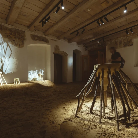Dykumų miražas UMI galerijoje: keramikos paroda „Einantys“