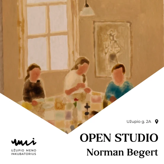 Ativirų durų diena studijoje pas užsienio rezidentą Norman Begert