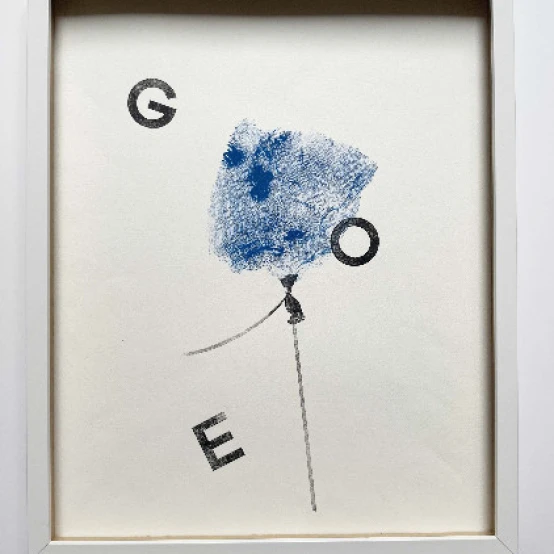 „Ego-Go“  Objekto spaudas, monotipija 40×50 cm, 1/1, 2021  363 Eur