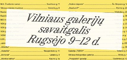 Vilniaus galerijų savaitgalis: kviečia Užupio meno inkubatorius