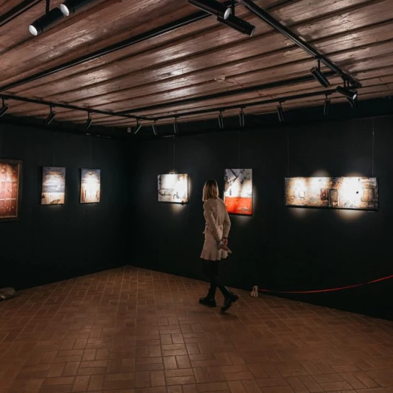 M. Rubavičiūtės ir T. Rimeikos paroda-instaliacija „Sienų dienoraščiai“.  Domo Rimeikos nuotrauka