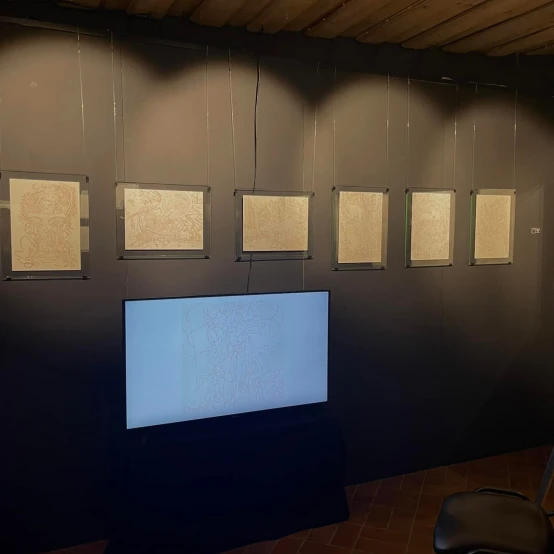 Užupio meno inkubatoriaus galerijoje „Galera“ atidaryta Povilo Gavorkos grafikos darbų paroda „Pasąmonės versmė“
