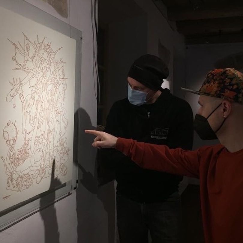 Susitikimas su parodos „Pasąmonės versmė“ autoriumi Povilu Gavorka