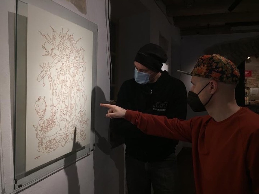 Susitikimas su parodos „Pasąmonės versmė“ autoriumi Povilu Gavorka