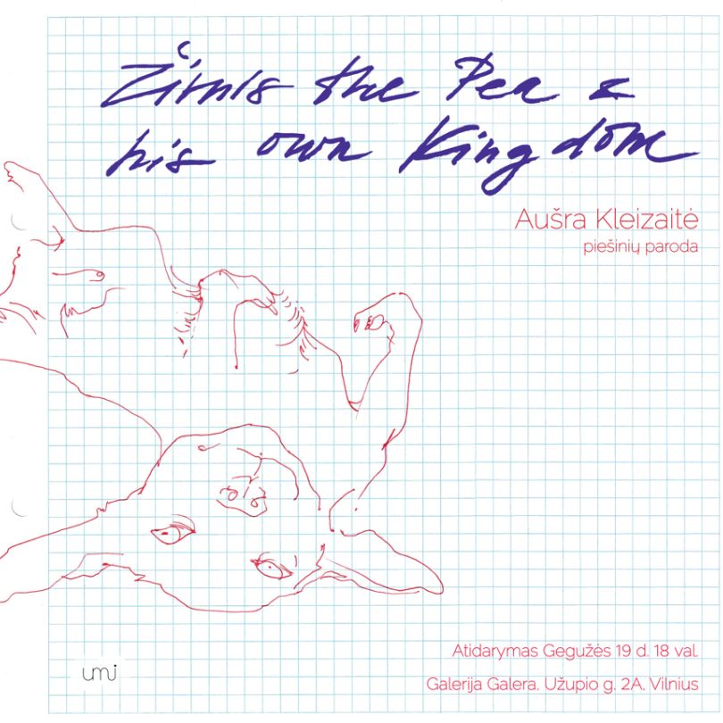 Aušros Kleizaitės piešinių parodos ‚Žirnis the Pea & his own Kingdom‘ atidarymas