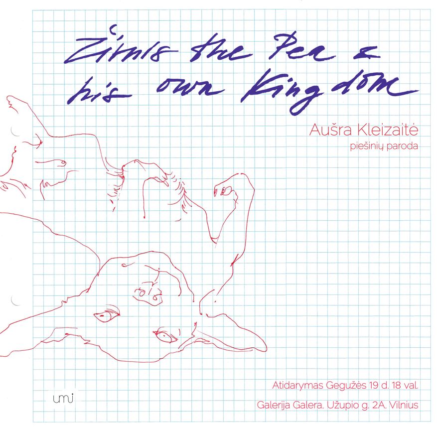 Aušros Kleizaitės piešinių parodos ‚Žirnis the Pea & his own Kingdom‘ atidarymas