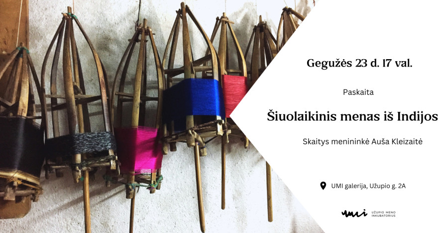 Kviečiame į paskaitą apie šiuolaikinį Indijos meną